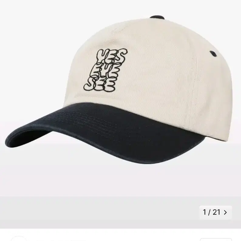 예스아이씨  Y.E.S Logo Cap Navy/Grey