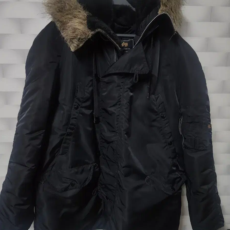 ALPHA INDUSTRIES N-3B 점퍼 블랙 L 한국사이즈XL