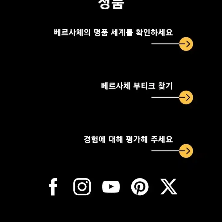 베르사체 베르수스 사자 장식 맨투맨 S