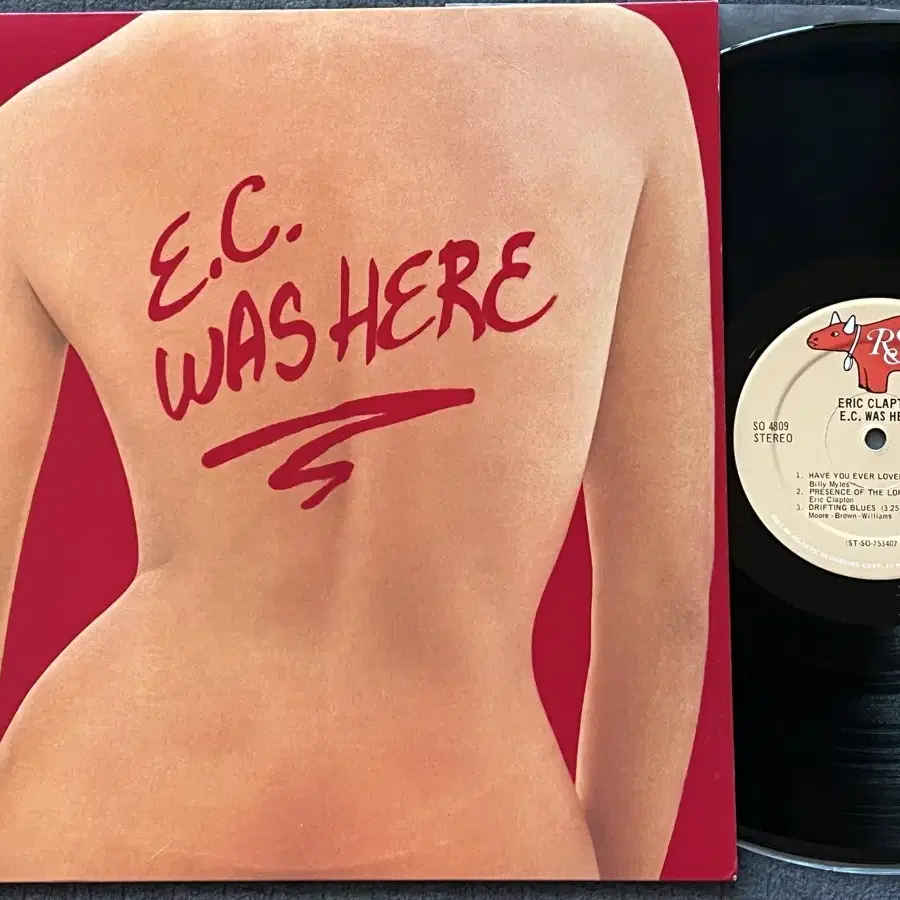 LP : Eric Clapton - E.C. Was Here