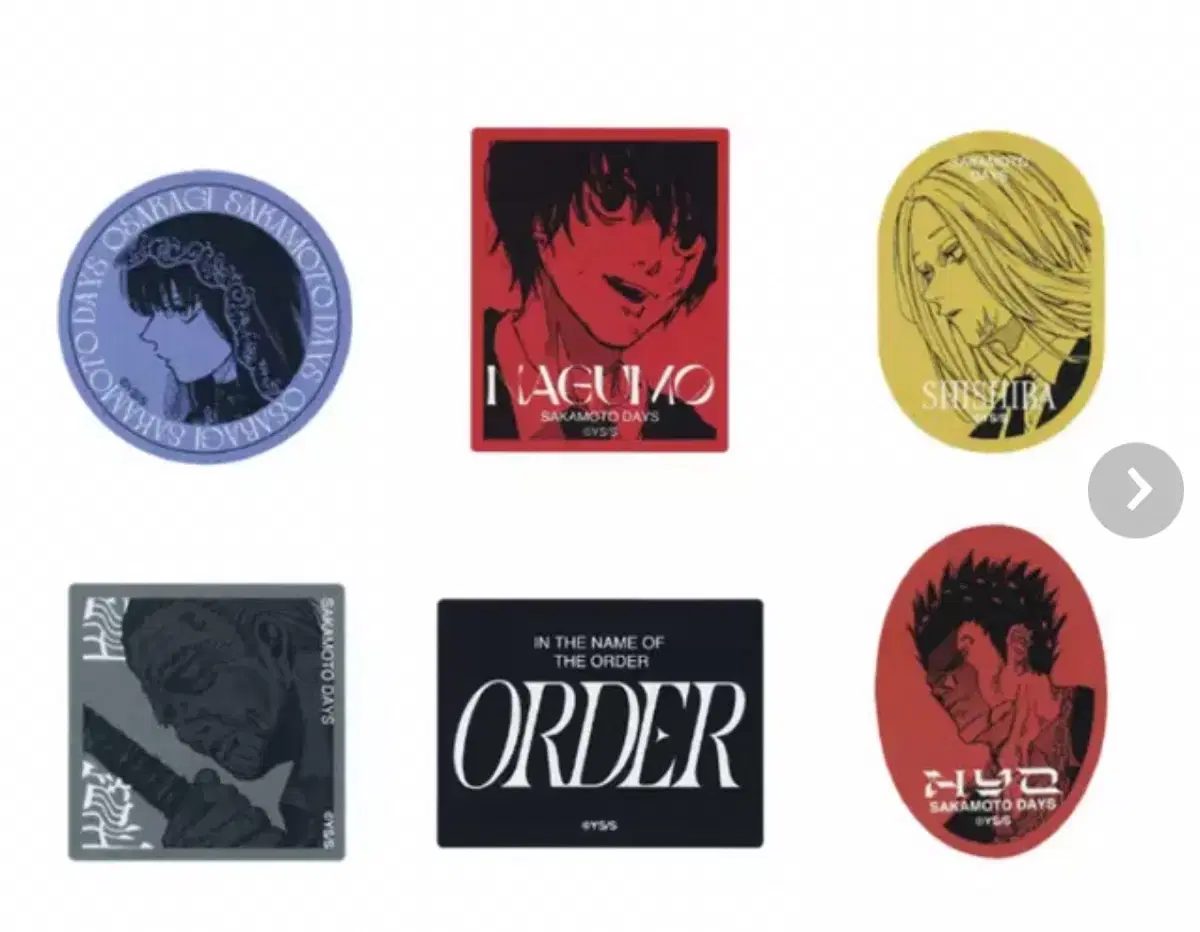 Sakamoto Deys Sakday Store Fair sticker Order Nagumo Osaragi Shishiba