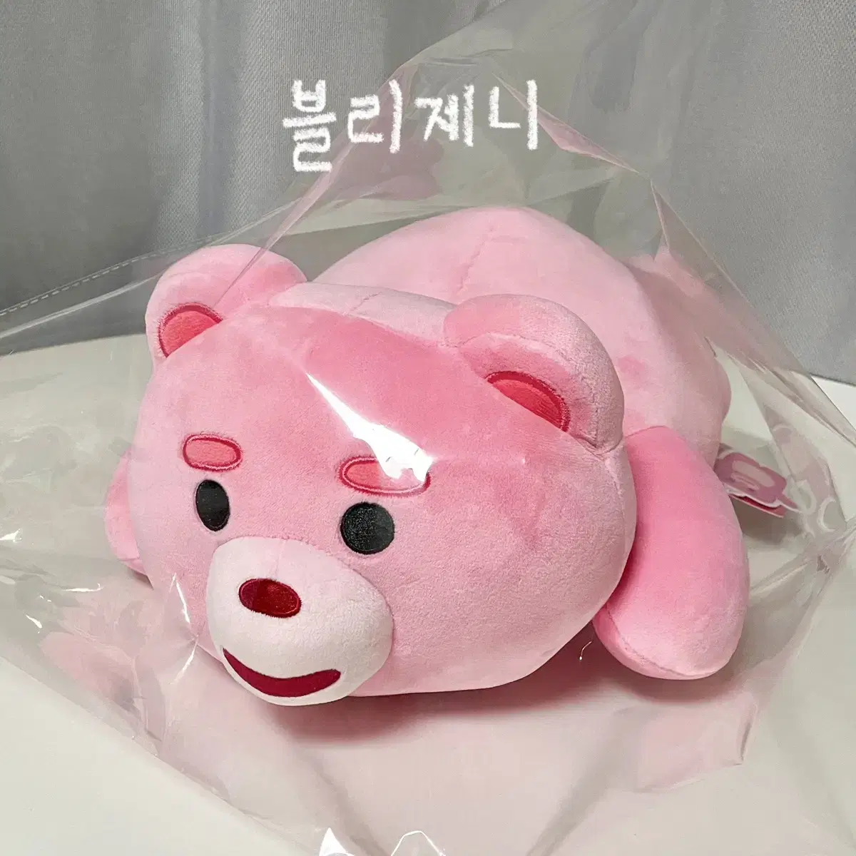 새상품)정품! 벨리 곰 라잉 모찌 인형, 핑크 곰돌이 인형 여친 선물