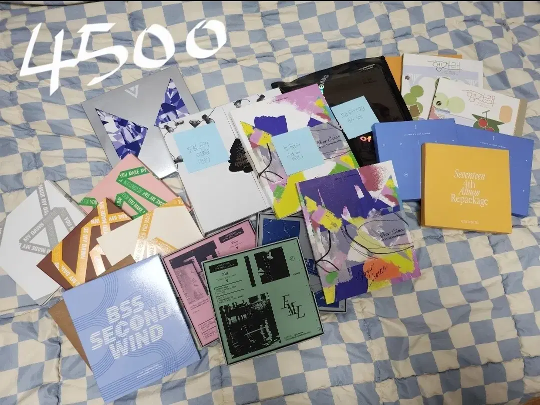 세븐틴 앨범 각 4500원에 팝니다(급처+네고가능)
