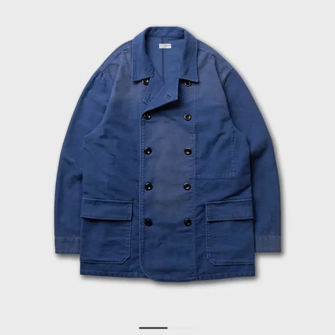 비헤비어 MOLESKIN FRENCH DB jaket faded blue