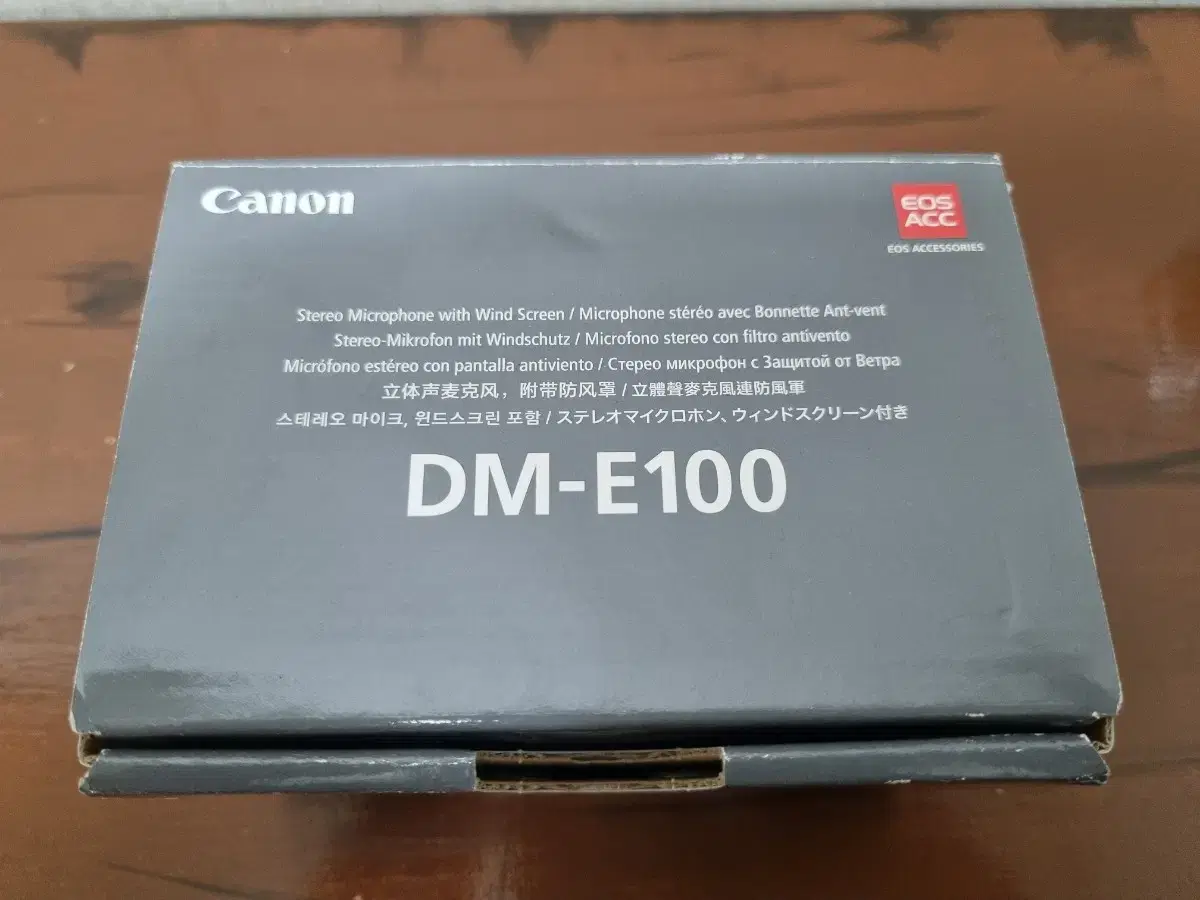 Canon DM-E100 스테레오 마이크 (윈드 스크린 포함)