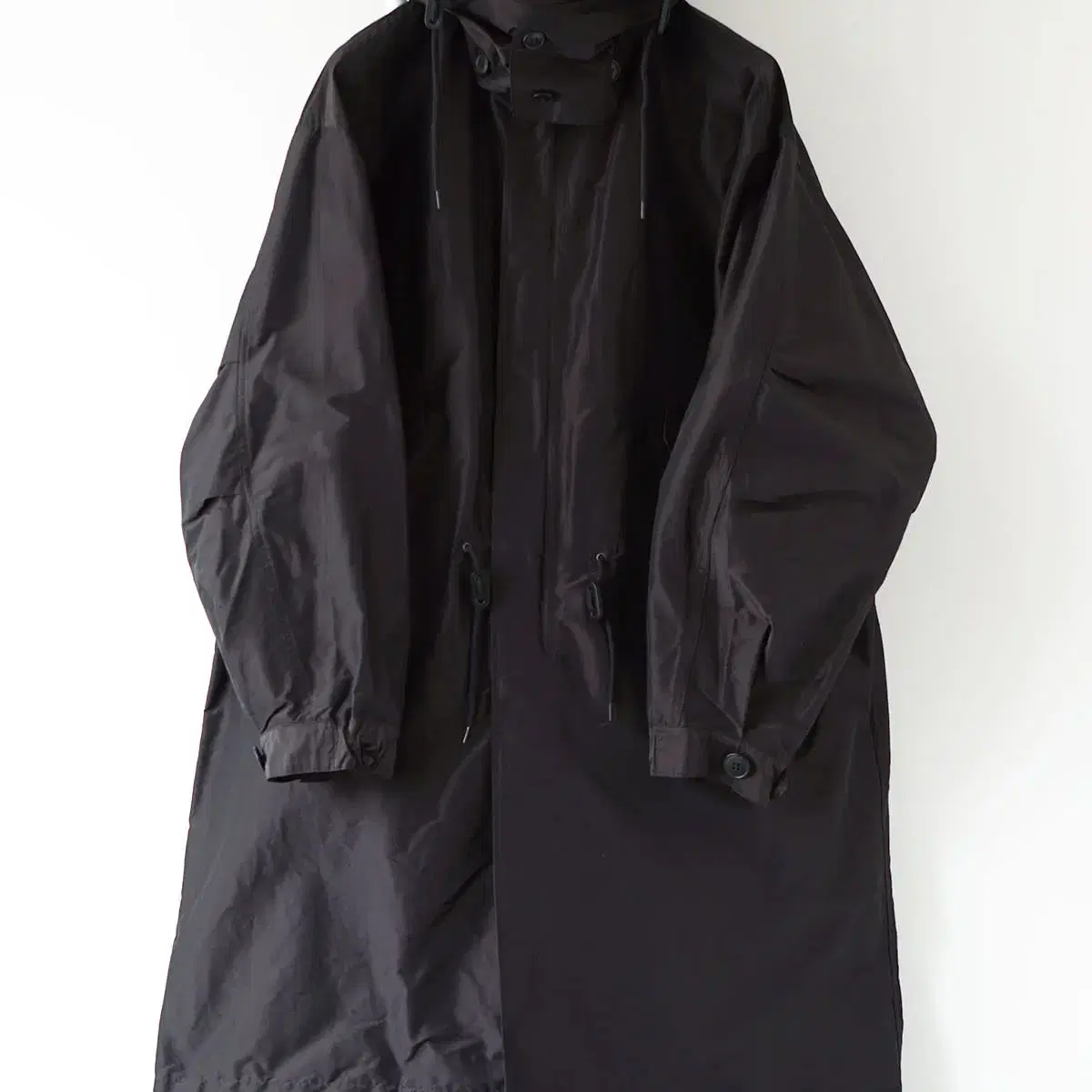 COMOLI | 코모리 [Quick sale] Comoli, cotton silk hooded coat