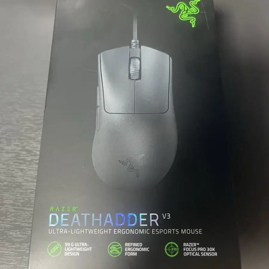 레이저 Death adder V3 유선마우스