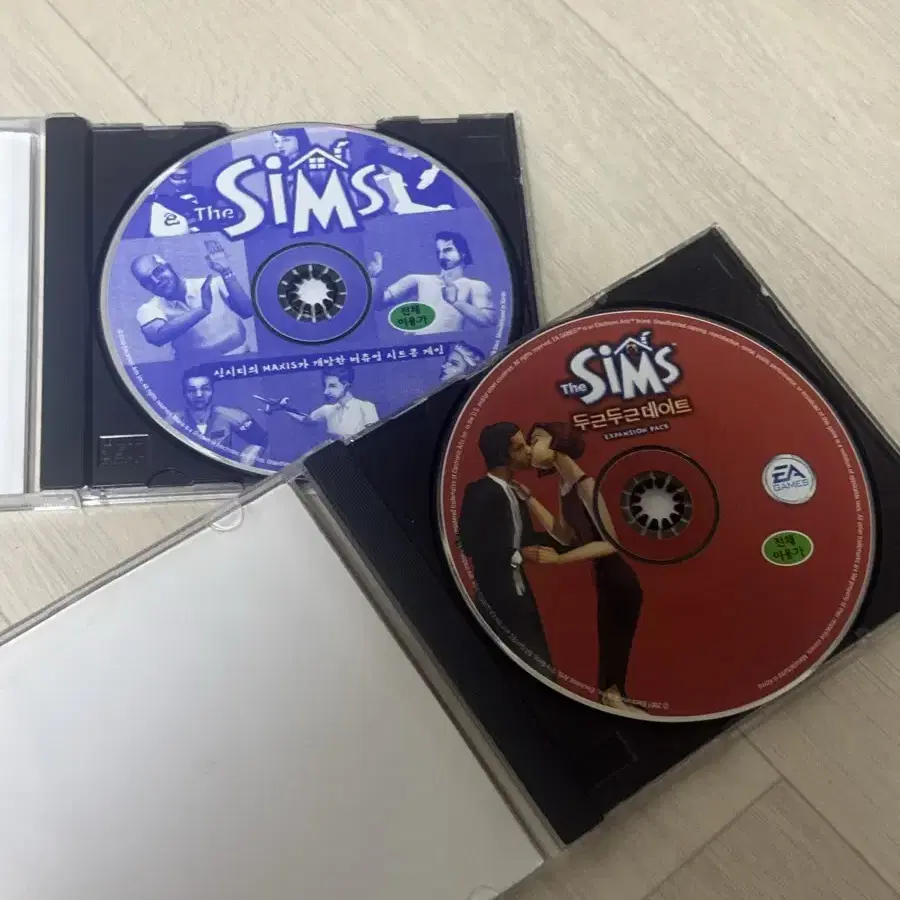 심즈 cd 더 심즈 두근두근데이트 the sims cd게임 고전cd