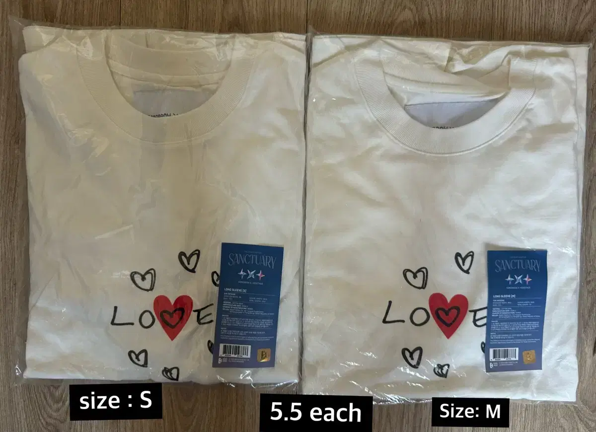 투바투 굿즈 투모로우바이투게더 생츄어리 팝업 티셔츠 txt