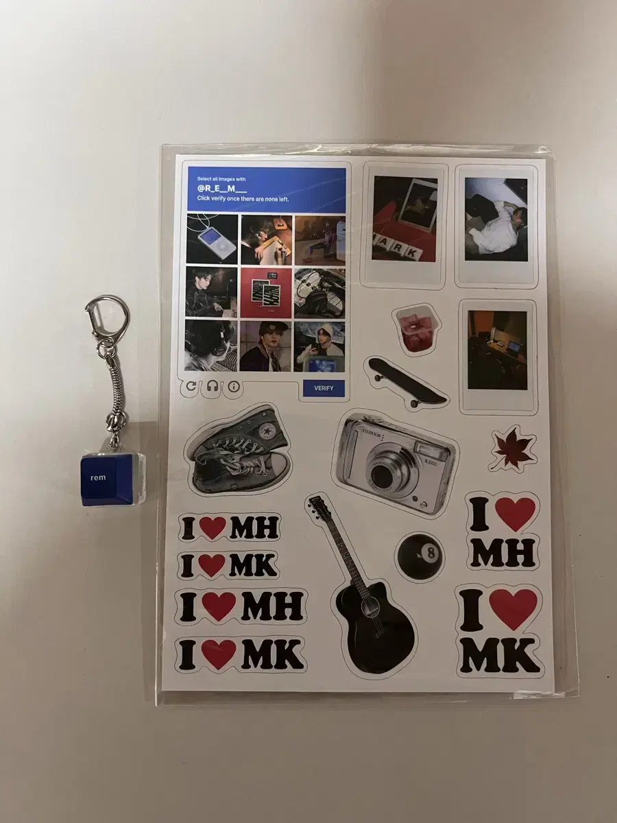 엔시티 마크 렘 키캡 키링 nct mark rem keyring 굿즈