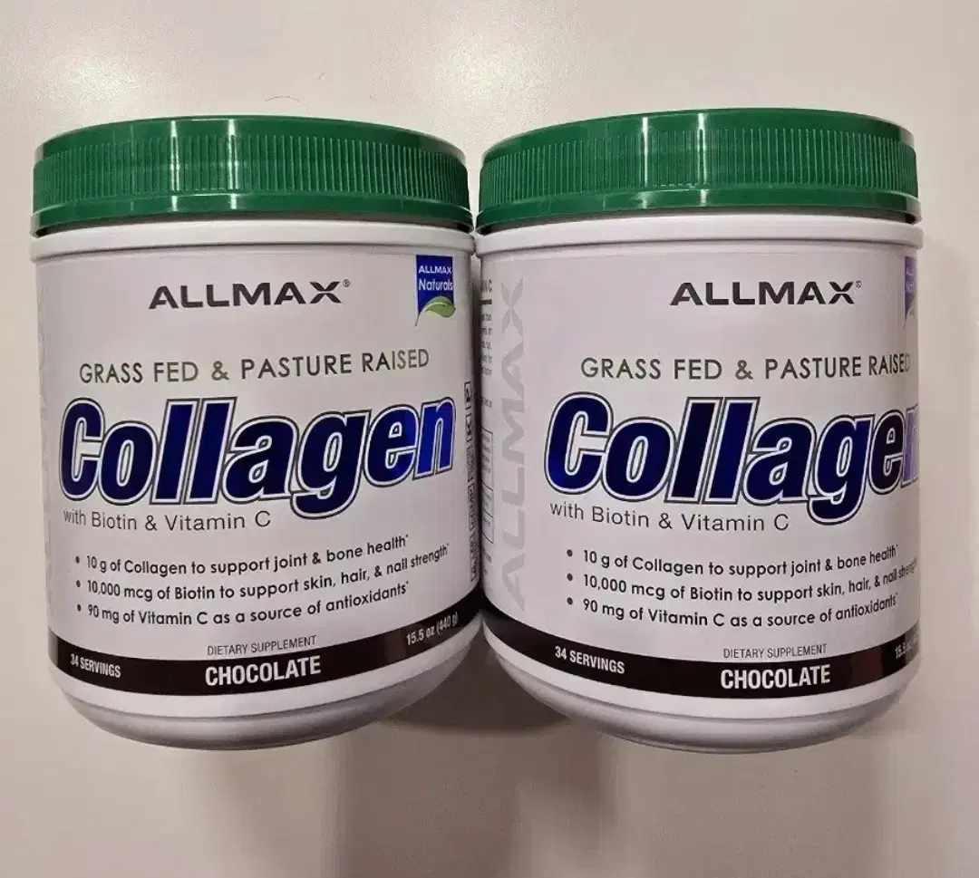 [택포]ALLMAX 올맥스 콜라겐 초콜릿향 440g 2통