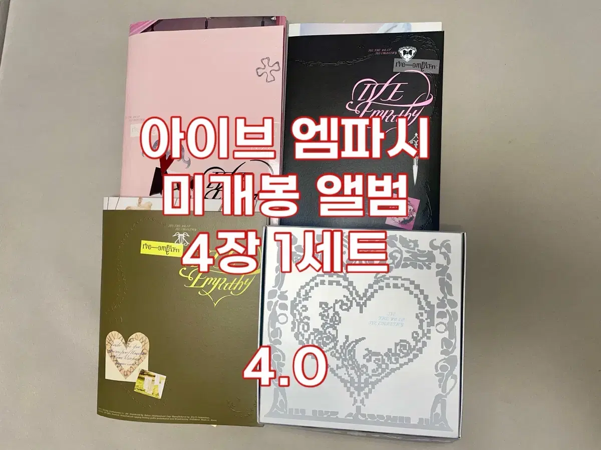 미개봉)아이브 엠파시 앨범 공방 포카 시그 콘서트 ive 일본 dvd