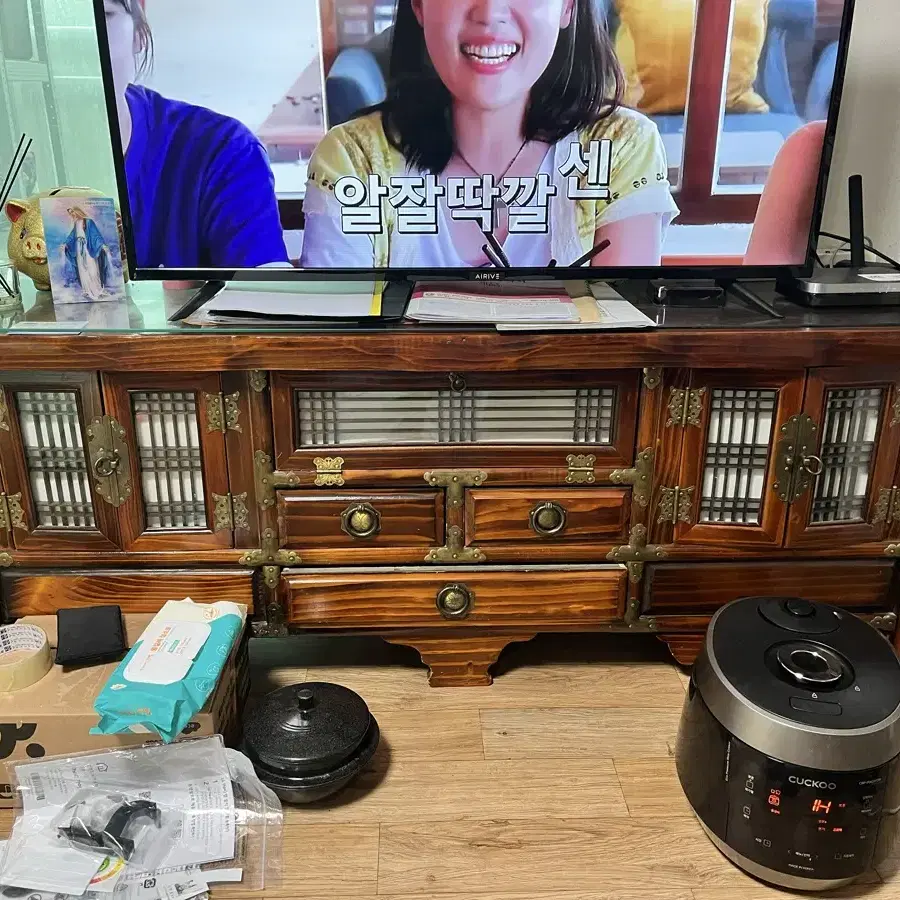 전통가구 문갑 TV 거치대