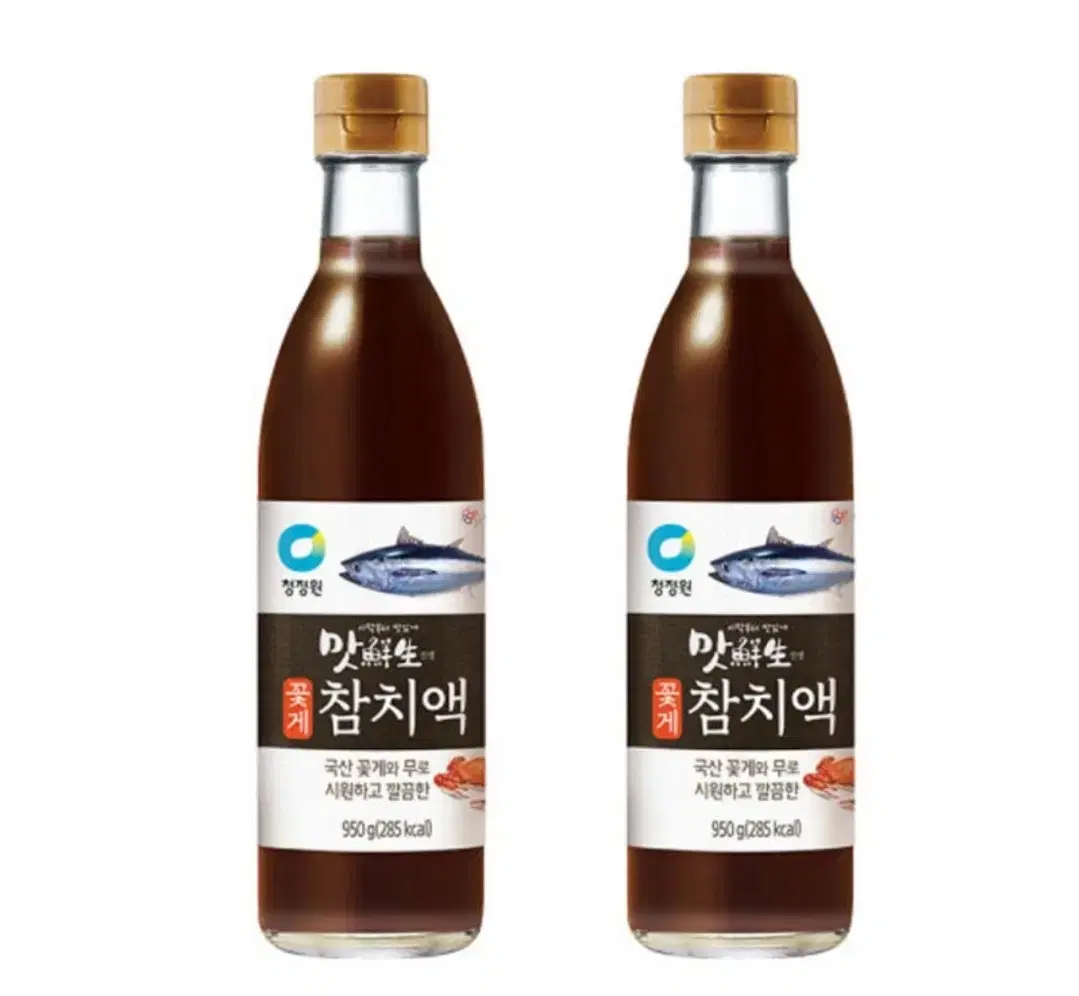 청정원 맛선생 꽃게 참치액 950g 2개