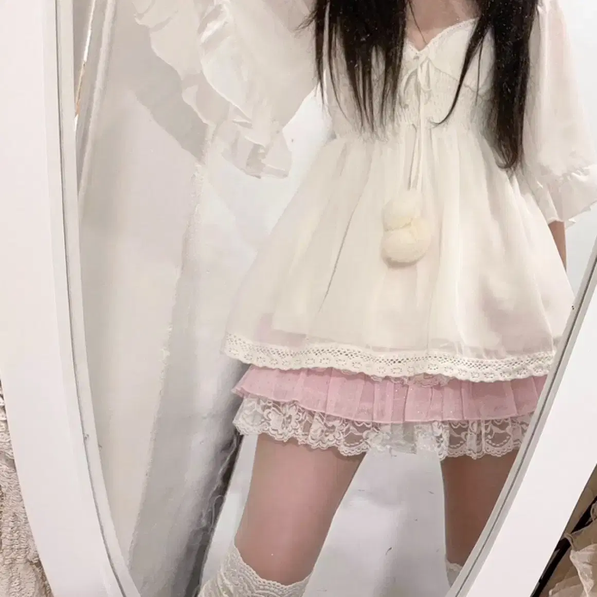 오늘만할인 고전 리즈리사 lizlisa 폼폼이 블라우스 라떼갸루 달천