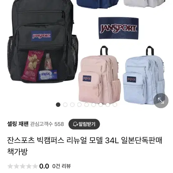 잔스포츠 빅컴퍼스 라이트그레이 백팩