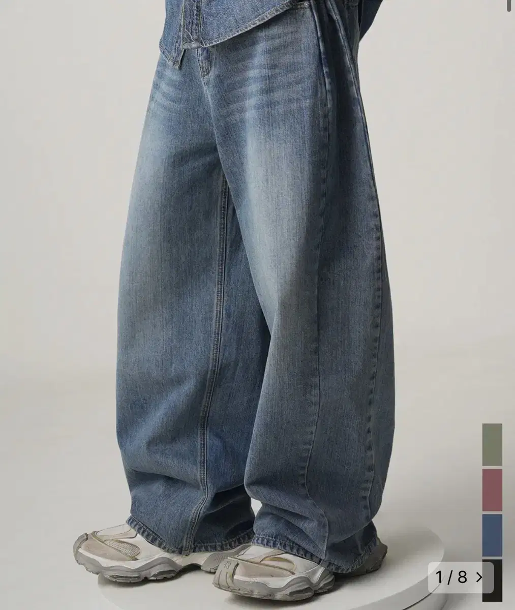 어반드레스 Incision Wide Denim Pants