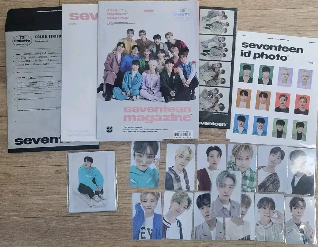 세븐틴 2022 시즌그리팅 시그 양도합니다