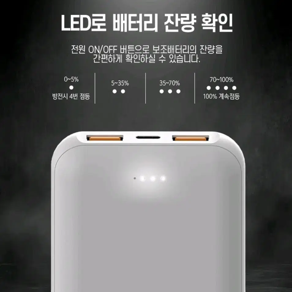 보조 배터리 20000mAh 초고속