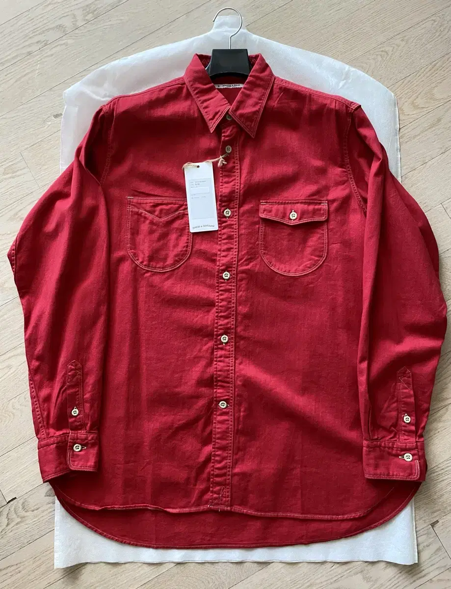 [2] MAATEE&SONS 마티앤선즈 MAD WORK SHIRTS 레드