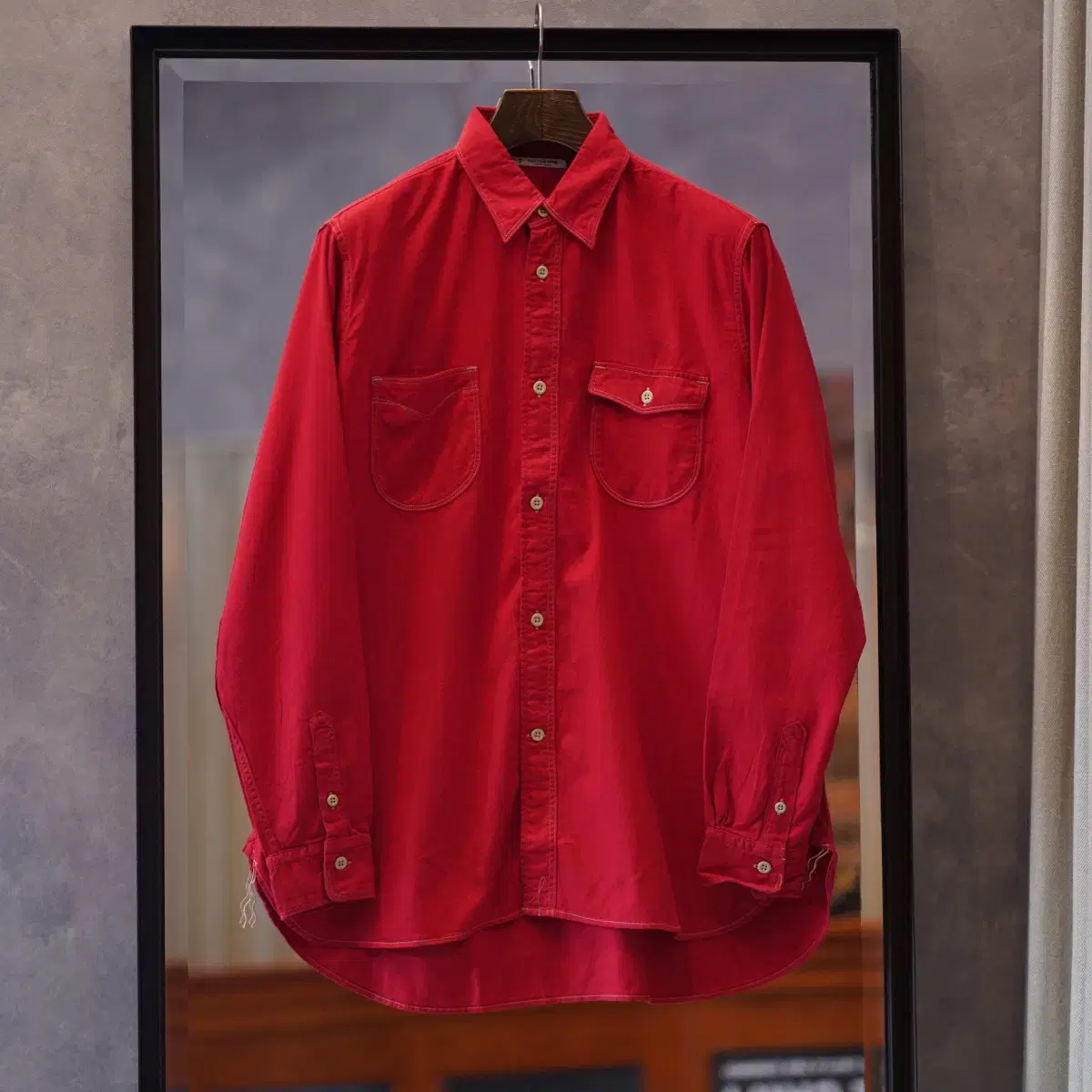 [2] MAATEE&SONS 마티앤선즈 MAD WORK SHIRTS 레드