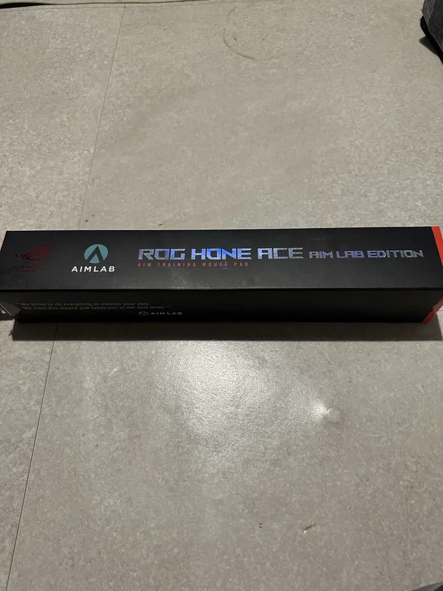 ASUS ROG Hone Ace Aim Lab 마우스패드 새상품