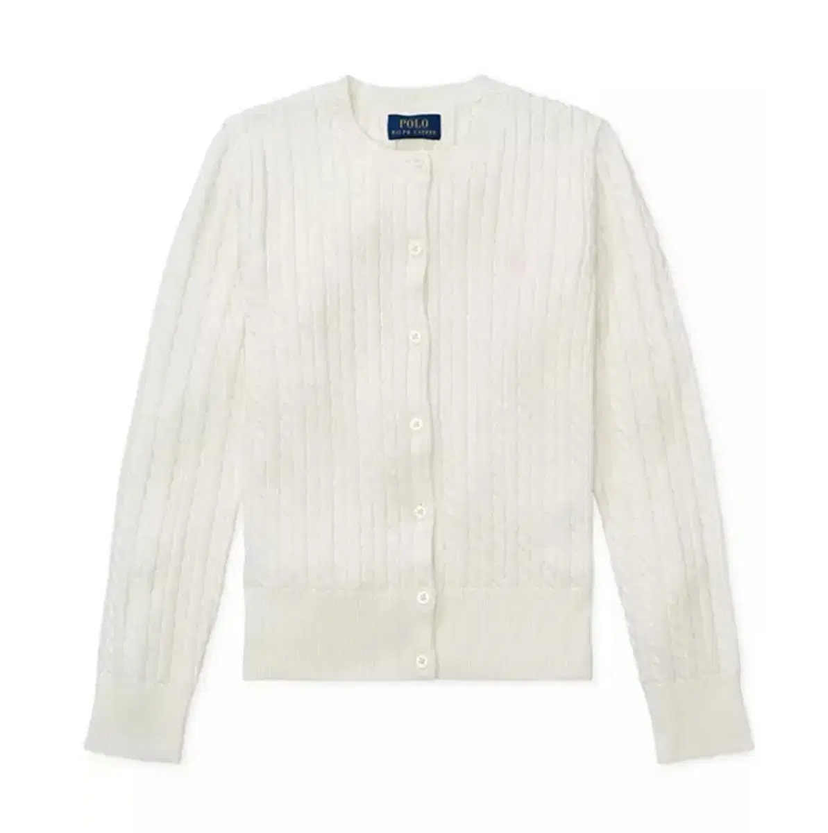 Polo knit warm white XL