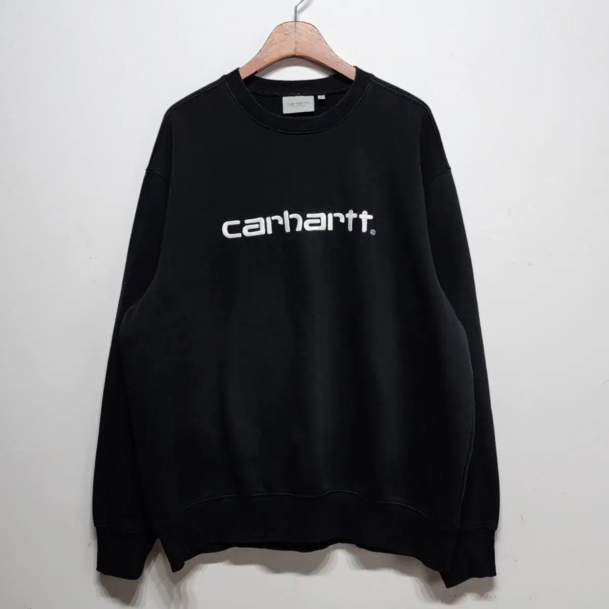 칼하트 CARHARTT 빅로고 맨투맨티셔츠 블랙 XL