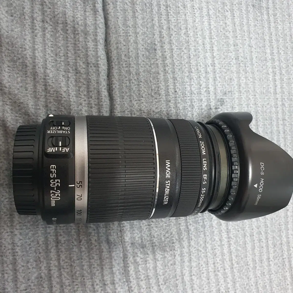 캐논 EF-S 55-250mm f4-5.6 IS 헝그리망원렌즈