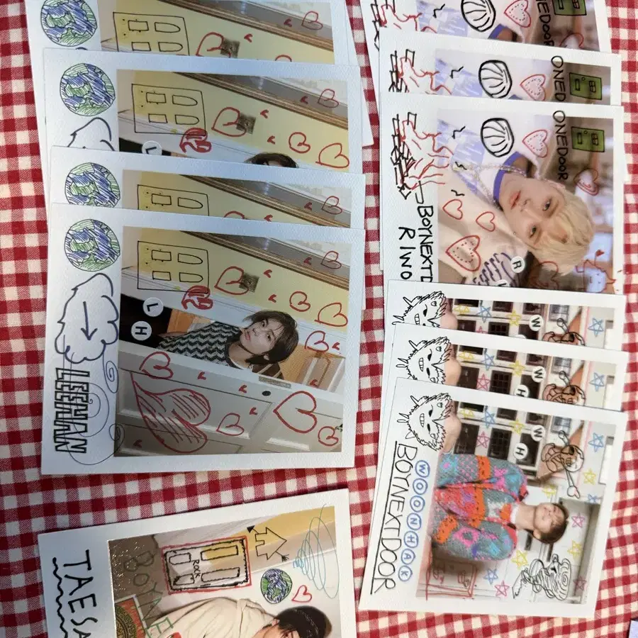 보넥도 HOW Sticker ver 폴라로이드 교환