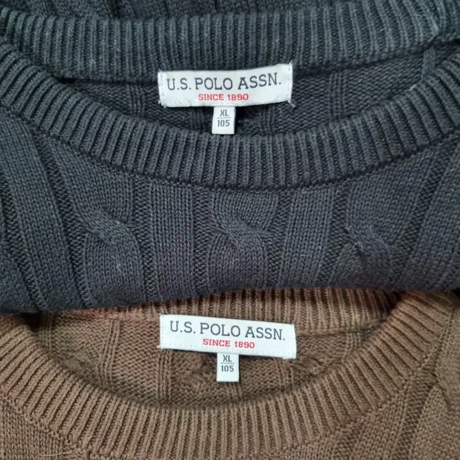 U.S.POLO ASSN 남성니트 2벌XL 105