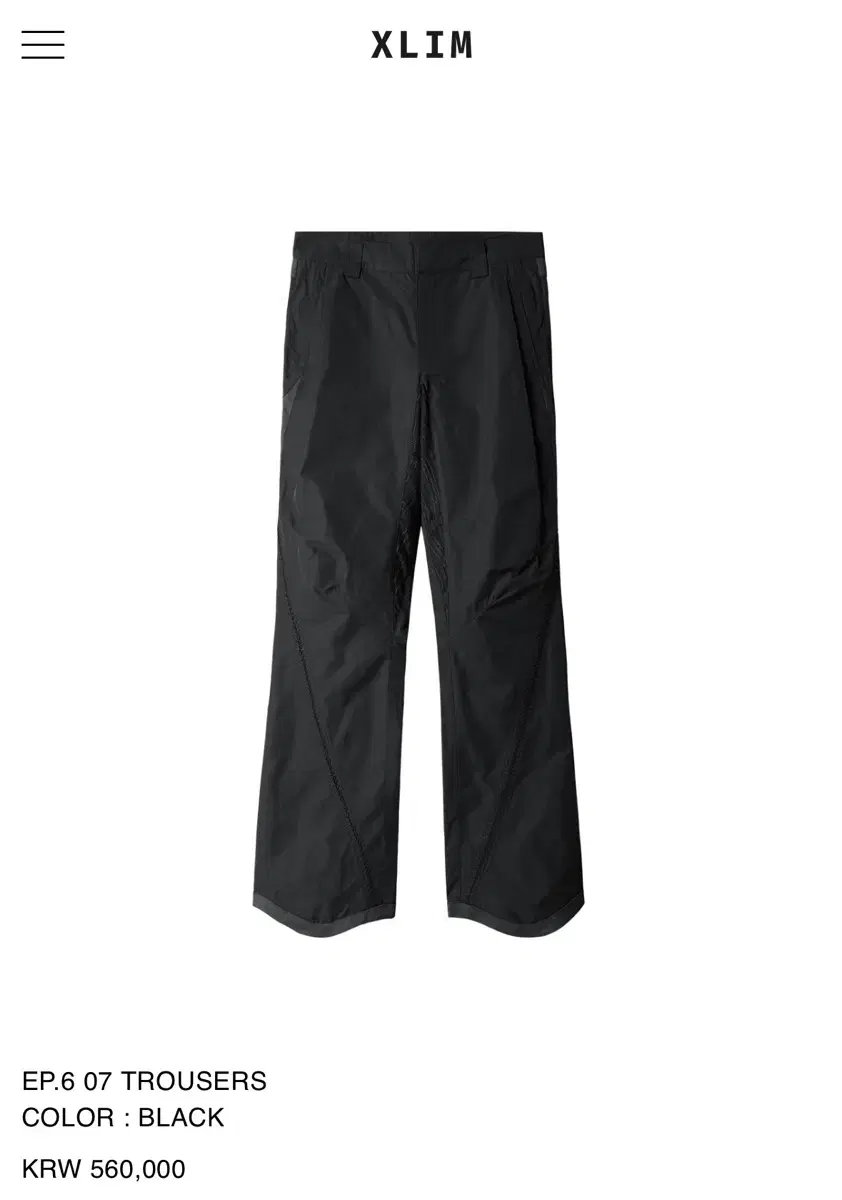 Xlim EP.6 07 TROUSERS