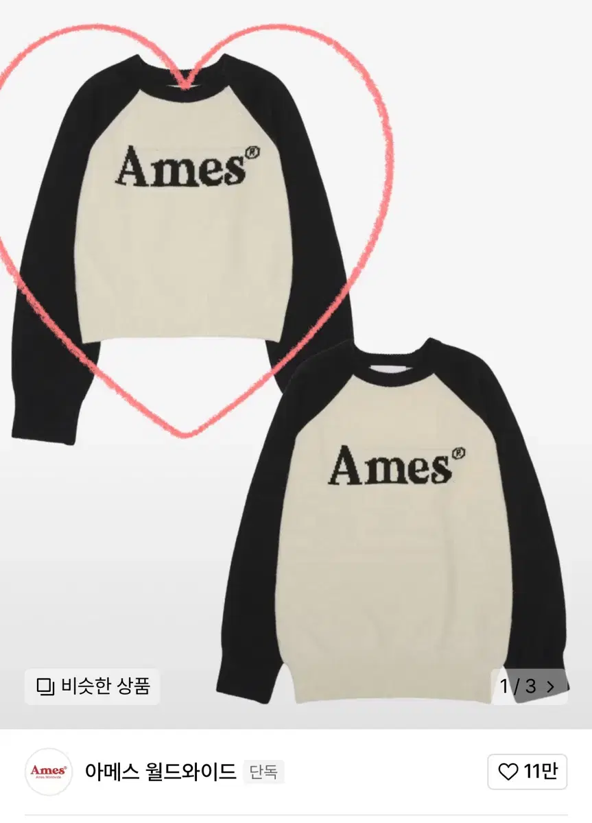 Ames 니트