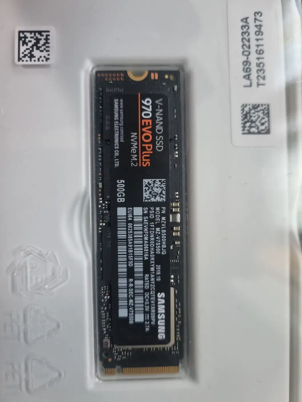 삼성 SSD 970EVO PLUS M.2 NVMe 500G