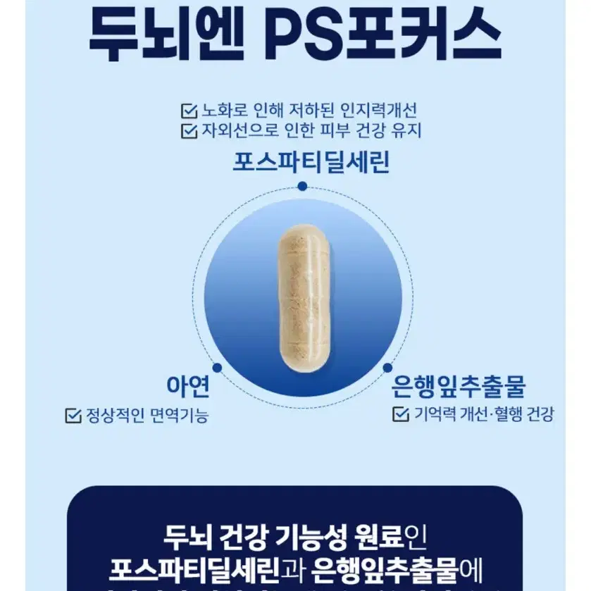 원가 19만원! 리얼메디온 포스파티딜세린+ 징코 8개월분 뇌영양제