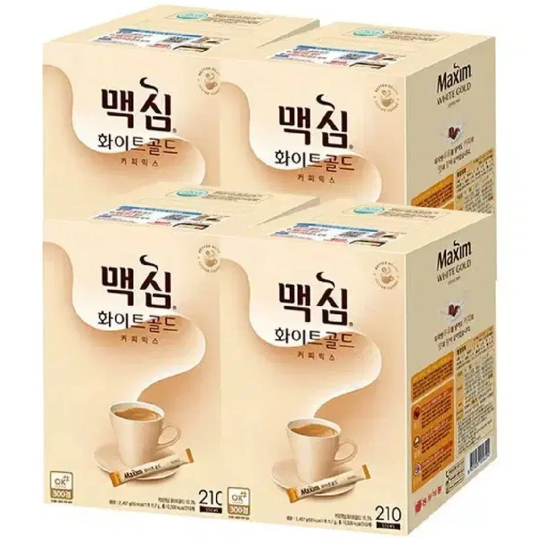 맥심 화이트골드  커피믹스 840개  210TX4박스