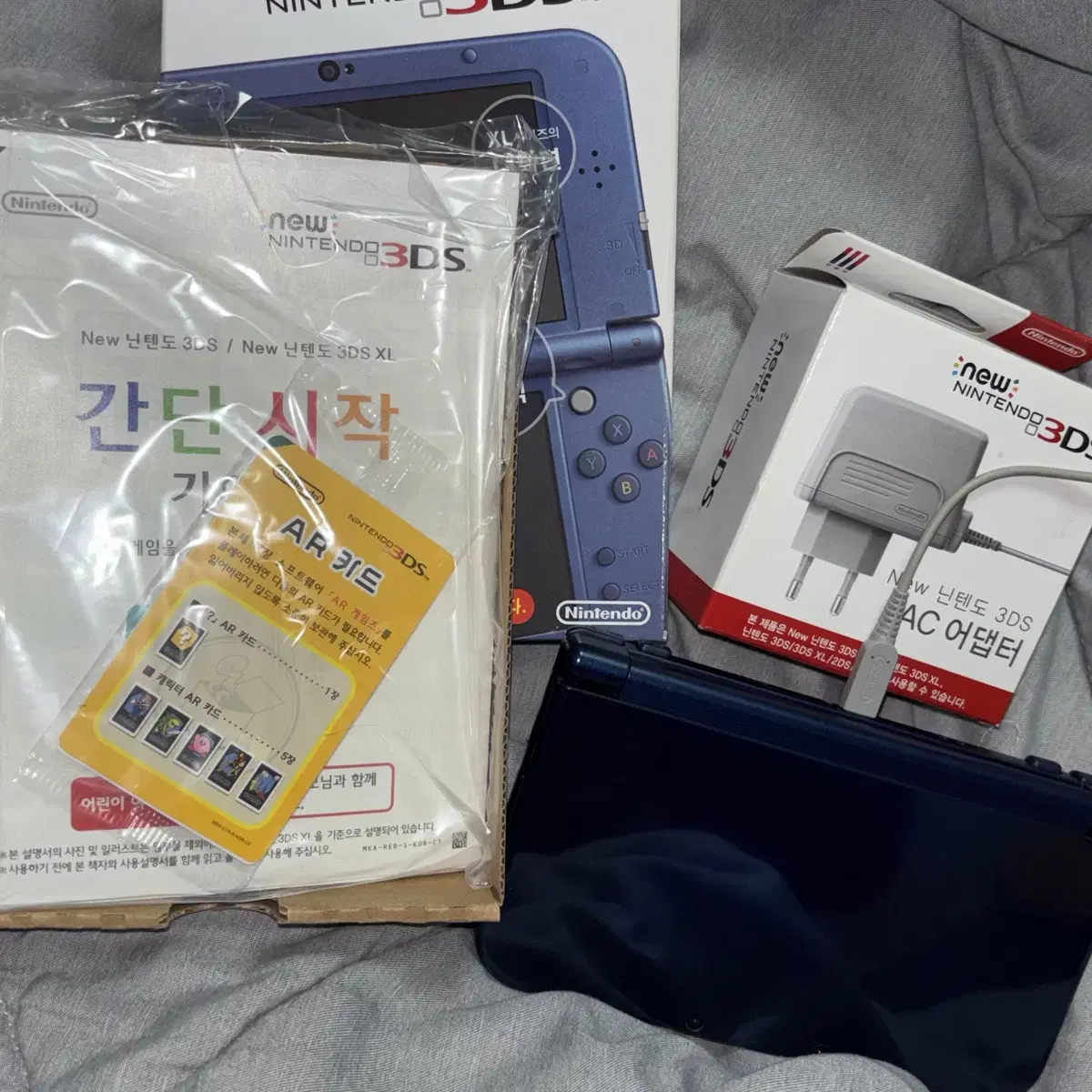 new 닌텐도 3DS XL 블루 뉴삼다수 뉴큰다수 동물의숲