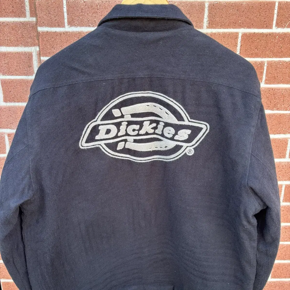 Dickies 디키즈 빅 로고 베이직 블랙 스웨이드 자켓