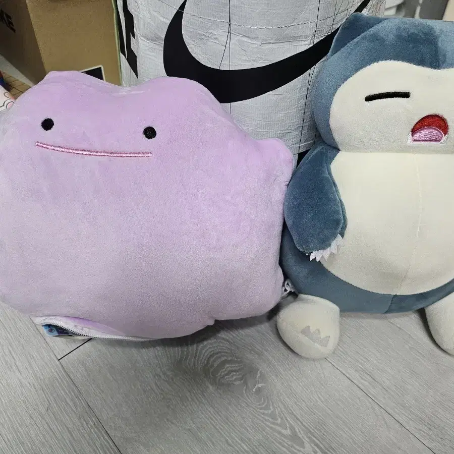 메타몽 & 잠만보 양면 변신인형