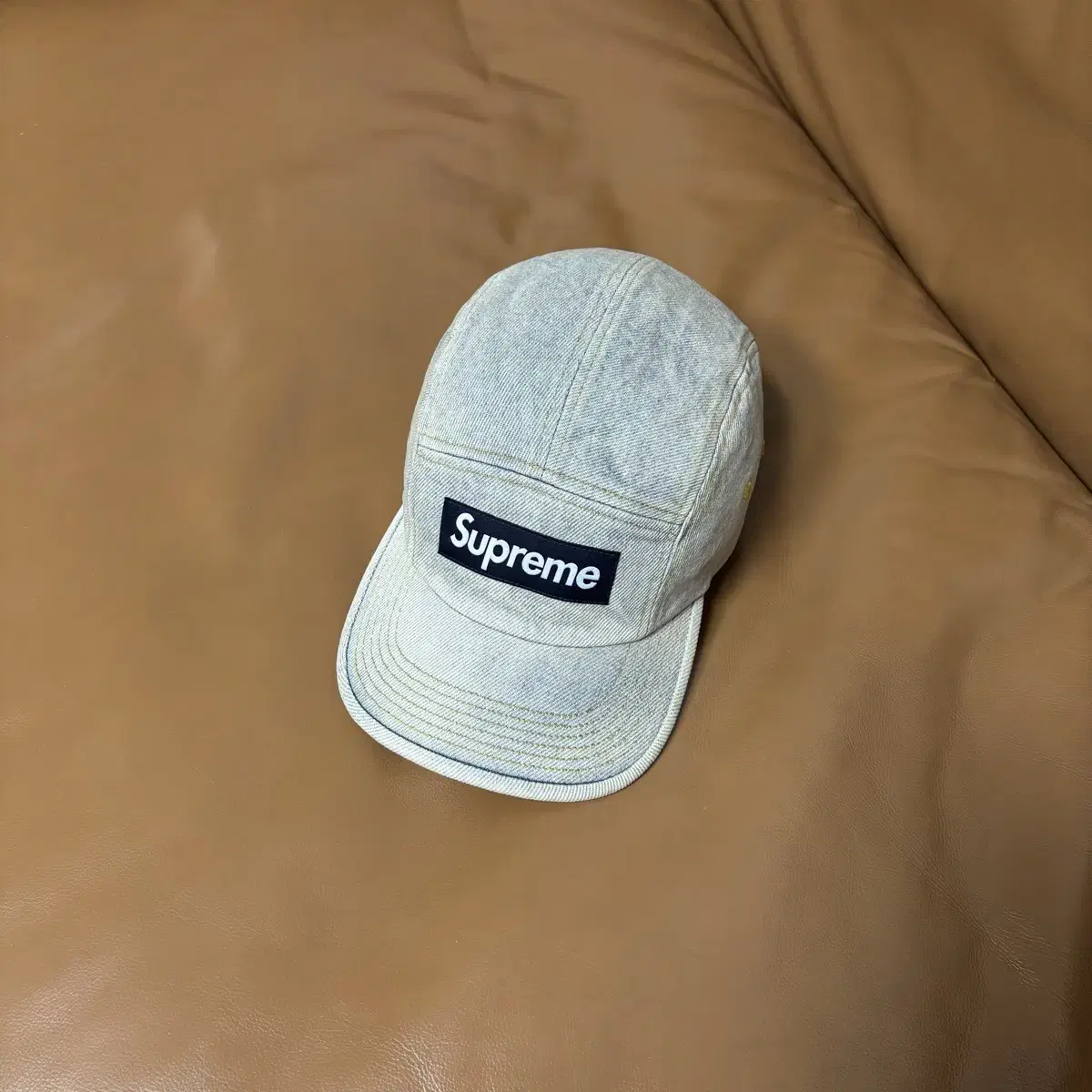 Supreme 슈프림 데님 캠프캡 모자 (23ss Dirty Denim)