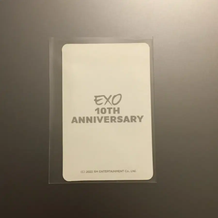 엑소 디오 도경수 10주년 럭키 카드 포카