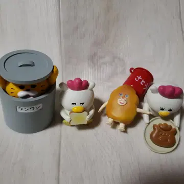 고양이 도둑 빵 캐릭터 피규어 세트
