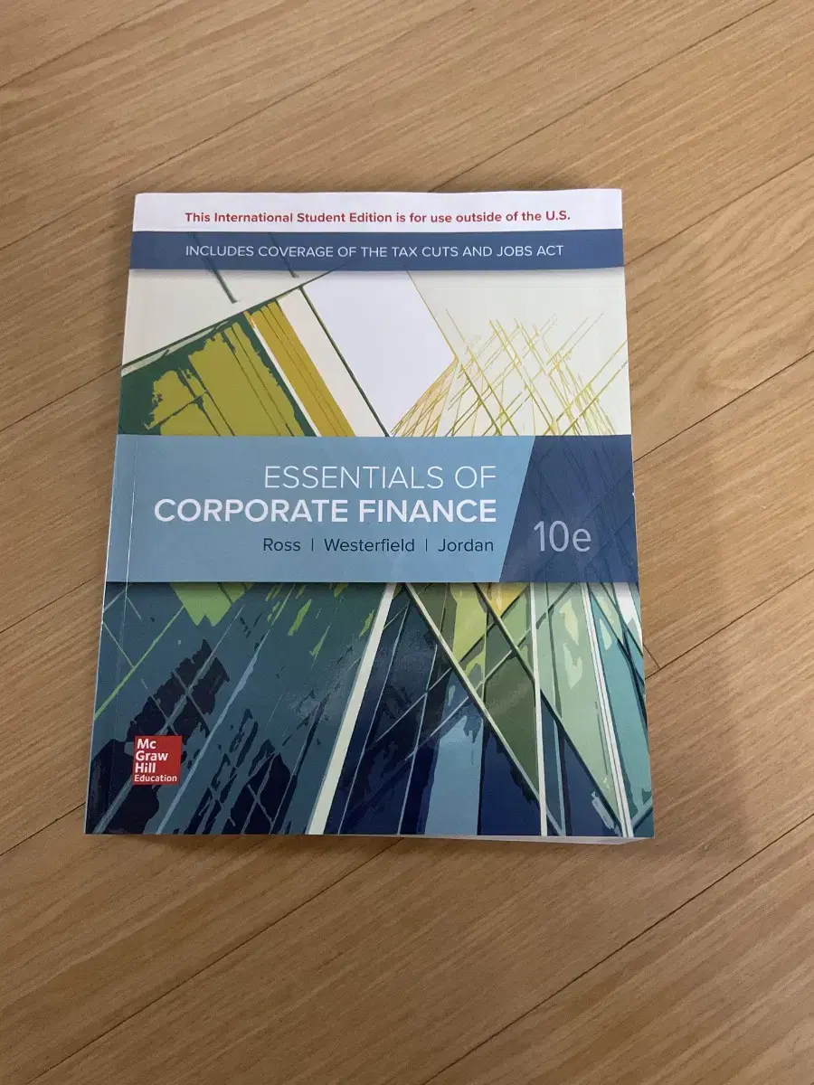 Essentials of Corporate Finance 10판