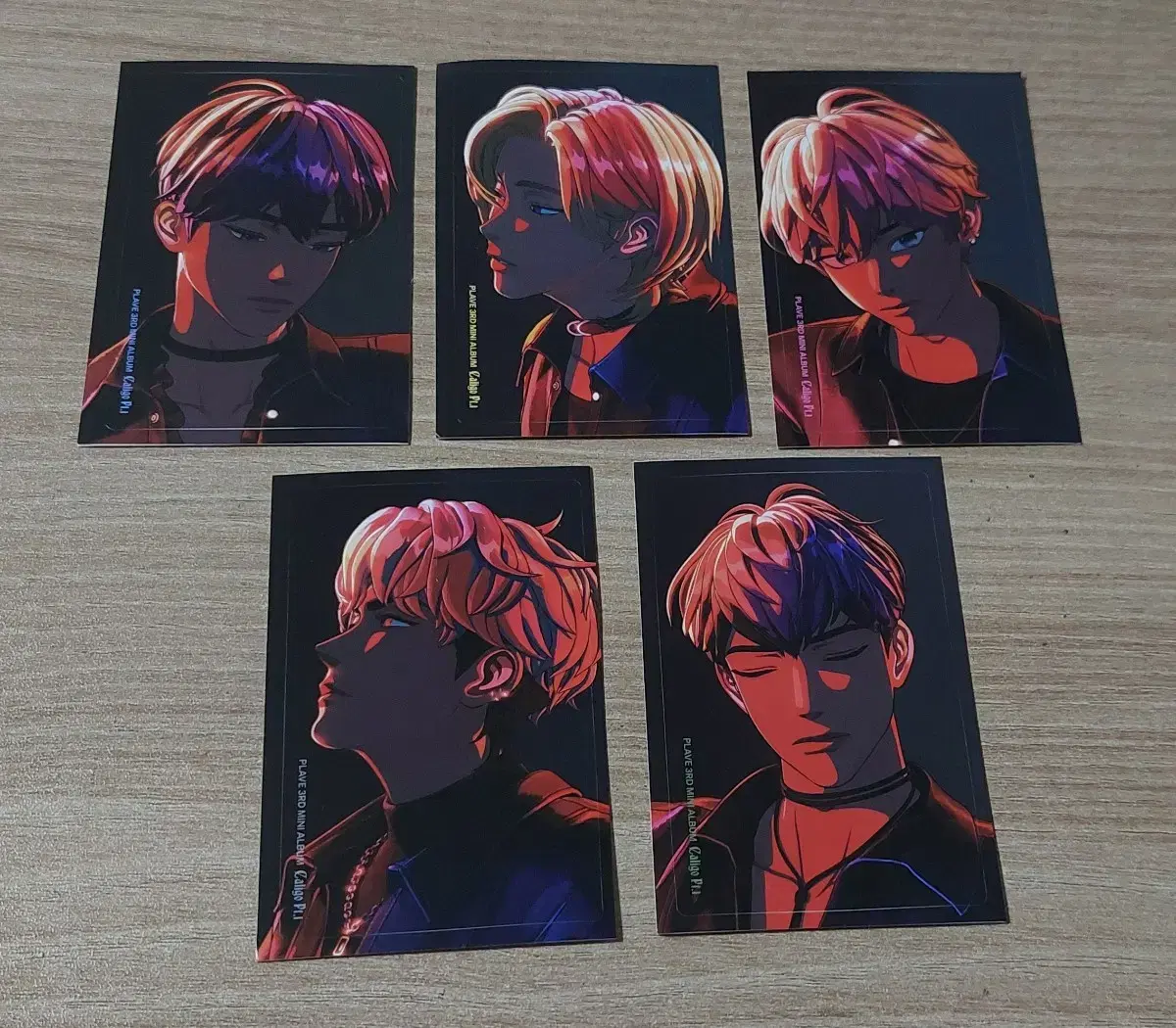 Bulk transfer of Plave Vanguard card stickers/YeJun noah bamby eunho Hamin