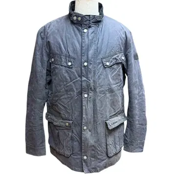 바버 인터내셔널 DUKE 오일드 자켓 네이비