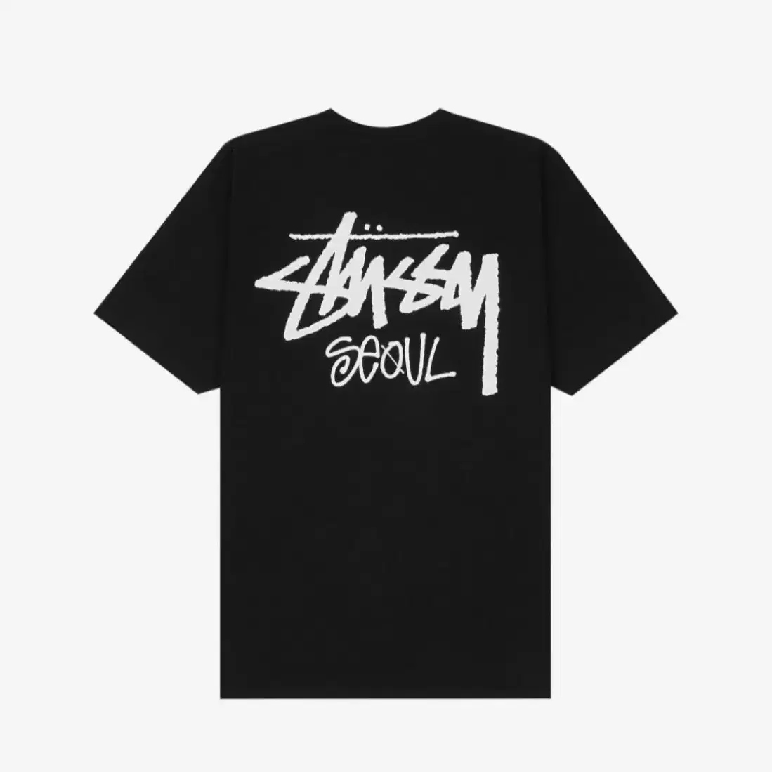 스투시 서울 익스클루시브 반팔 블랙 2XL