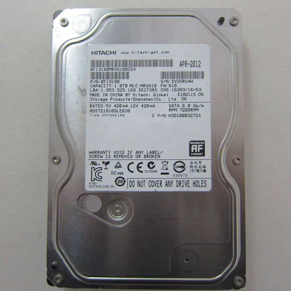 HGST Deskstar 7K1000.D 7200/32M 1TB