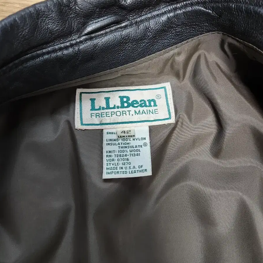 llbean a-2자켓 42사이즈