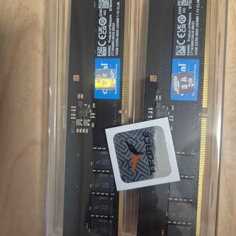 16g x 2 마이크론 Crucial DDR5-5600 CL46 대원