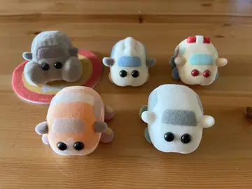 플로키 피규어 5종 세트 감자, 시로모, 구급차 몰커, 애비, 테디